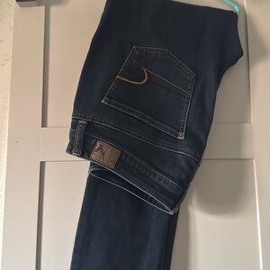 American Eagle Outfitters Dark Blue Skinny Jeans